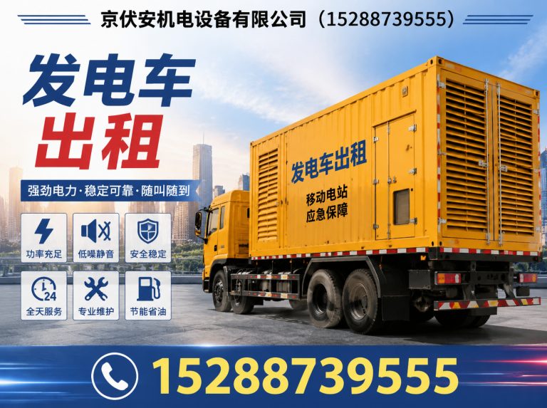 长沙静音发电车租赁展示图